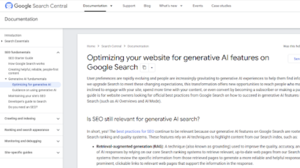 Google lance le premier guide officiel pour la recherche avec l’IA et confirme le SEO comme fondement du GEO