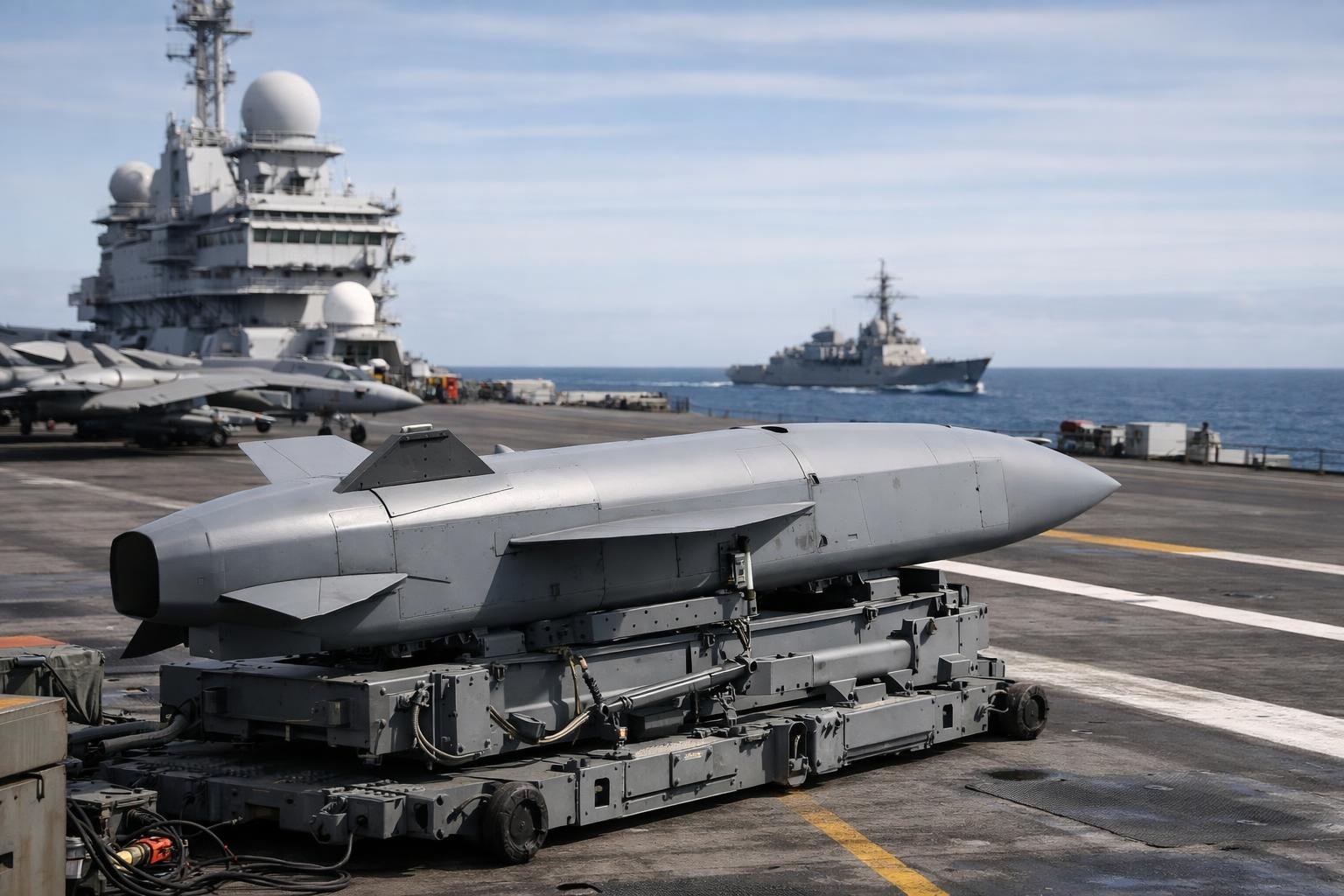 Cette nouvelle arme française va équiper un porte-avion que même les États-Unis surveillent
