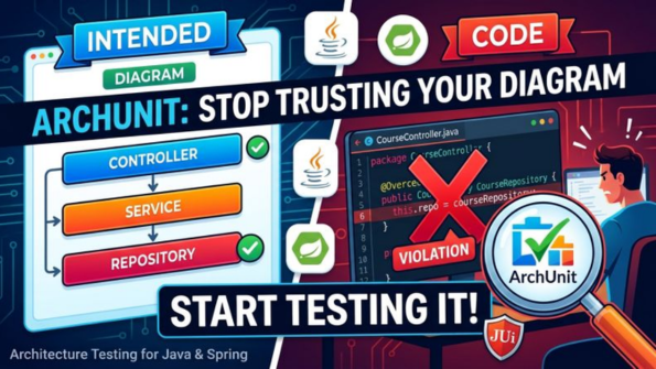 Tests d&rsquo;architecture Java avec ArchUnit : Arrêtez de vous fier à votre diagramme et commencez à le tester