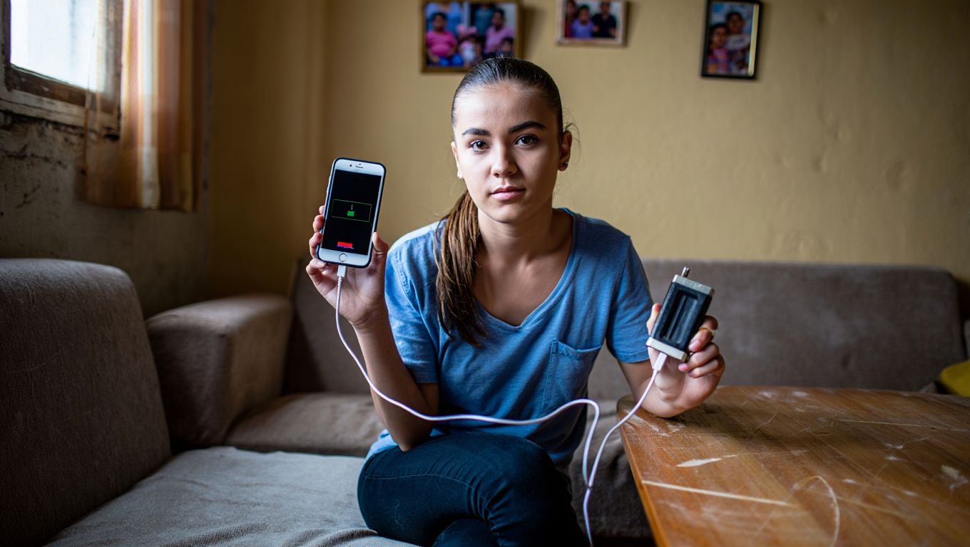 Elle nʼa pas rechargé son téléphone chez elle depuis quatre ans et sa méthode nʼa rien à voir avec le solaire