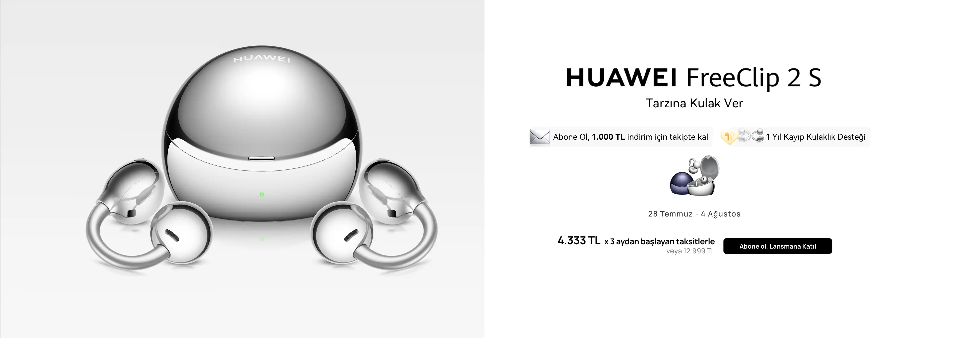 HUAWEI FreeClip 2 S