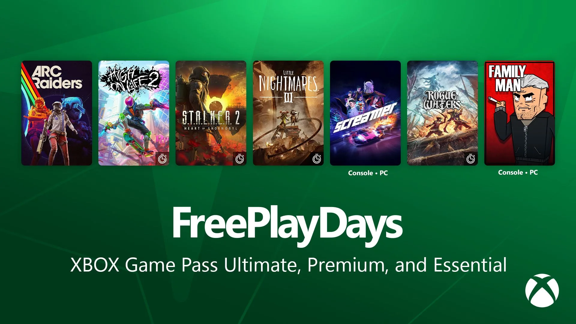 Xbox ouvre sept jeux à l’essai ce week-end sous différentes conditions
